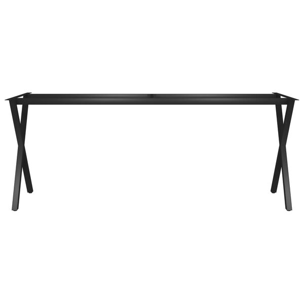 vidaXL Pernas para mesa de jantar estrutura em X 200x80x72 cm