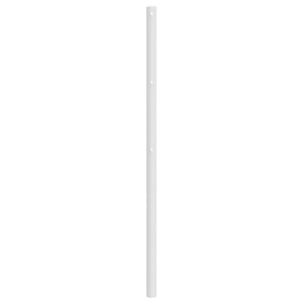 vidaXL Cabeceira de substitui&ccedil;&atilde;o 200 cm metal branco