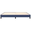 vidaXL Estrutura de cama com molas 200x200 cm tecido azul