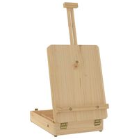 vidaXL Cavalete de mesa 27x43x68 cm madeira de pinho maciça