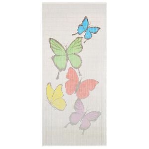 vidaXL Cortina mosquiteira em bambu 90x200 cm