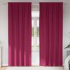 vidaXL Cortinas Blackout com Argolas 2 pcs Vinho Vermelho 225 x 140 cm