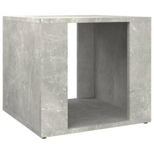 vidaXL Mesa de cabeceira 41x40x36cm derivados madeira cinzento-cimento