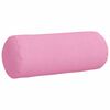 vidaXL Almofadas de Apoio 2 pcs Rosa Ø 15 x 40 cm tecido