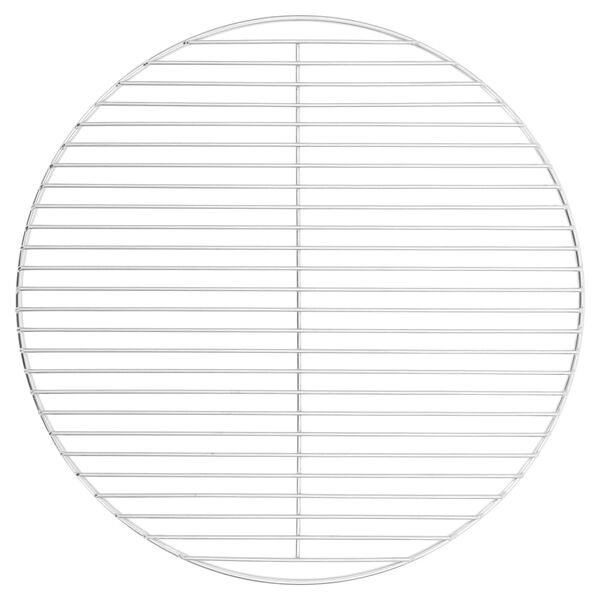 vidaXL Grelha para churrasco redonda &Oslash;50 cm a&ccedil;o inoxid&aacute;vel 304