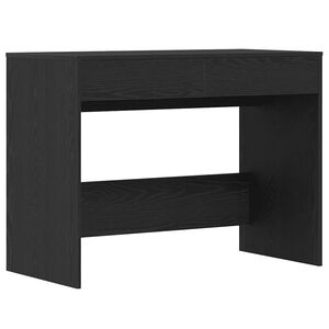 vidaXL Mesa em carvalho preto, 101 x 50 x 76,5 cm, madeira engenheirada