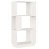 vidaXL Estante/divis&oacute;ria 51x25x101 cm pinho maci&ccedil;o branco