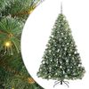 vidaXL &Aacute;rvore de Natal Artificial com 300 LEDs Verde 210 cm PE e PVC