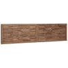 vidaXL Cabeceira de Cama Natural Madeira de Teca S&oacute;lida