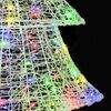 vidaXL &Aacute;rvore de Natal com 240 LEDs Multicolor 180 cm Acr&iacute;lo