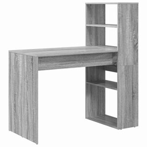 vidaXL Mesa Cinza Sonoma Derivados de Madeira 113 x 54 x 120 cm