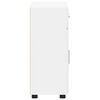 vidaXL Buffet com porta Branco 88,5 x 30,5 x 73 cm Madeira processada