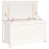 vidaXL Banco 80x41x77 cm madeira de pinho maci&ccedil;a branco