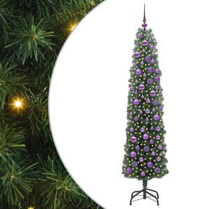 vidaXL &Aacute;rvore de Natal Artificial Verde 180 cm PVC e A&ccedil;o e Pl&aacute;stico
