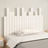 vidaXL Cabeceira de parede 108x3x80 cm madeira de pinho maci&ccedil;a branco