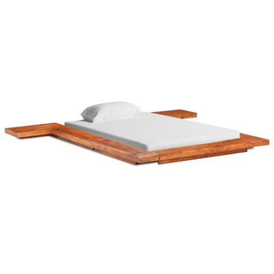 vidaXL Estrutura p/ futon japonês madeira acácia maciça 100x200 cm