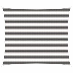 vidaXL Vela de Sombra 6 x 8 m HDPE Retangular Cinza Claro e Branco