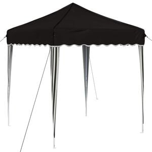 vidaXL Tenda de Festa Pop-up 195 x 195 x 245 cm Preto Tecido Oxford