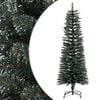 vidaXL &Aacute;rvore de Natal artificial fina com suporte 120 cm PVC verde
