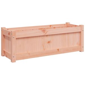 vidaXL Vaso/floreira de jardim 90x31x31 cm madeira de douglas maci&ccedil;a