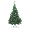 vidaXL &Aacute;rvore de Natal Artificial Pr&eacute;-iluminada Verde 210 cm PVC