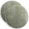 vidaXL Capa almofada 2 unid. HEERLEN Verde &Oslash; 40 cm Tecido Chenille