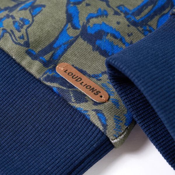 Sweatshirt para crian&ccedil;a cor caqui 116