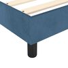 vidaXL Cama com molas/colch&atilde;o 90x190 cm veludo azul-escuro