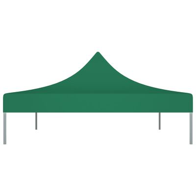 vidaXL Teto para tenda de festas 4x3 m 270 g/m² verde