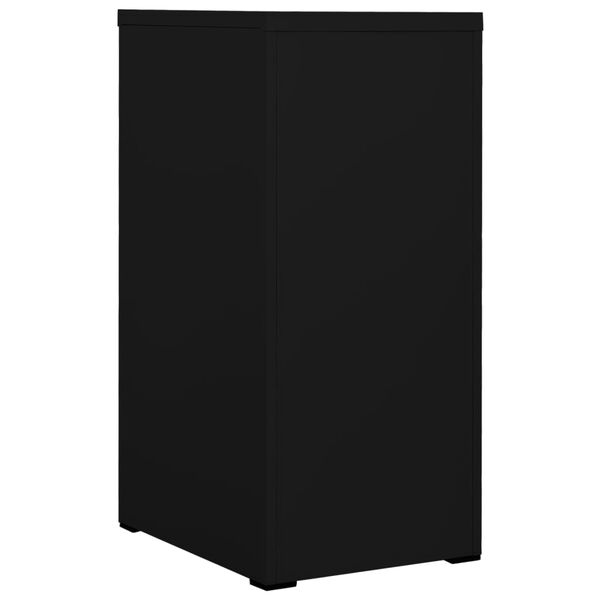 vidaXL Arquivador 46x62x102,5 cm aço preto