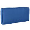 vidaXL Almofada de palete para encosto Azul real 80 x 40 x 12 cm