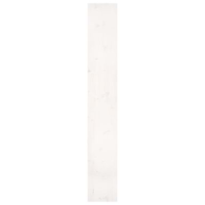 vidaXL Estante/divisória 80x30x199,5 cm madeira de pinho maciça branco