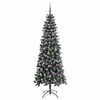vidaXL &Aacute;rvore de Natal Artificial Verde 210 cm PVC, Pl&aacute;stico e A&ccedil;o