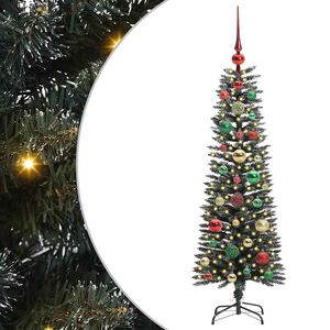 vidaXL &Aacute;rvore de Natal Artificial Verde 120 cm PVC, Pl&aacute;stico e A&ccedil;o