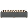 vidaXL Estrutura de cama sem colch&atilde;o 120x200 cm tecido cinzento-escuro