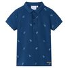 vidaXL Polo para crian&ccedil;a azul-escuro 140