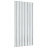 vidaXL Pain&eacute;is de telhado 12 pcs 80x36 cm a&ccedil;o galvanizado castanho