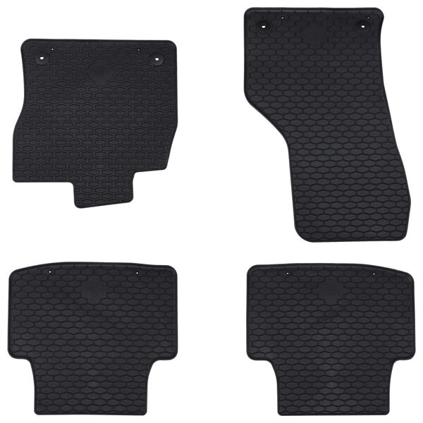 vidaXL Tapete de carro 4 pcs Preto VW para PASSAT B8 TPE
