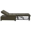 vidaXL Sof&aacute;-Cama Verde Ex&eacute;rcito 194 x 67 x 82 cm Tecido Huahua