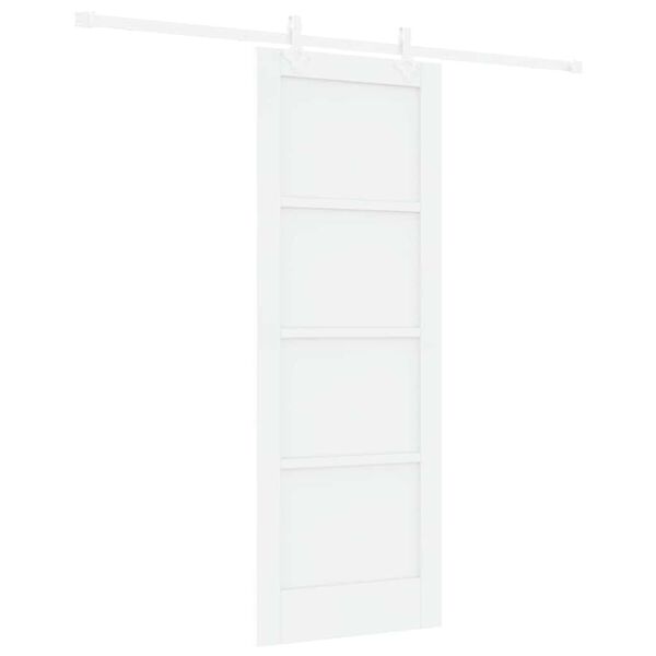 vidaXL Porta Deslizante Branco 73,5 x 198,5 cm