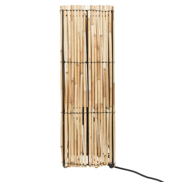 vidaXL Candeeiro de pé 52 cm E27 60 W caniço branco