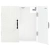 vidaXL Arm&aacute;rio para Dartboard HAARLEM Branco 52,5 x 10,5 x 53,5 cm