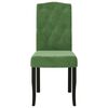 vidaXL Cadeiras de jantar 4 pcs veludo verde-escuro