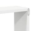 vidaXL Estantes parede c&uacute;bicas 6pcs contr. 80x15x26,5 cm branco/sonoma