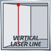 Einhell N&iacute;vel a laser de linhas cruzadas TE-LL 360 vermelho 2270110