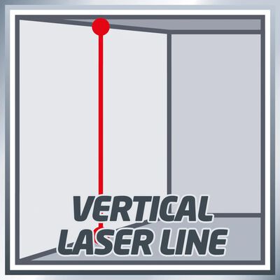 Einhell Nível a laser de linhas cruzadas TE-LL 360 vermelho 2270110