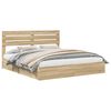vidaXL Cama com Armazenamento com gaveta Carvalho Sonoma 180 x 200 cm