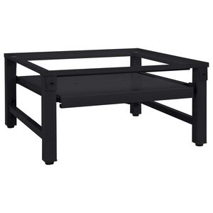 vidaXL Pedestal para M&aacute;quina de Lavar Preto 62 x 60,5 x 32,5 cm A&ccedil;o