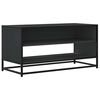 vidaXL M&oacute;vel para TV 91x40x46 cm derivados de madeira/metal preto
