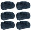 vidaXL Cobertores de Sof&aacute; 6 unid. Azul Marinho 130 x 150 cm 3.04 L&atilde;